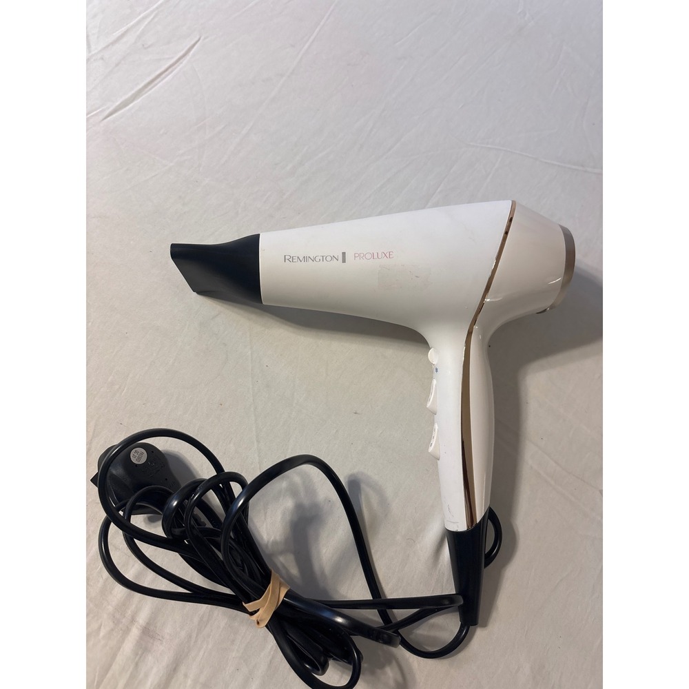 Remington PROluxe Hair Dryer AC9140 White Rose Gold Good 2400W Ionic Blow Dryer